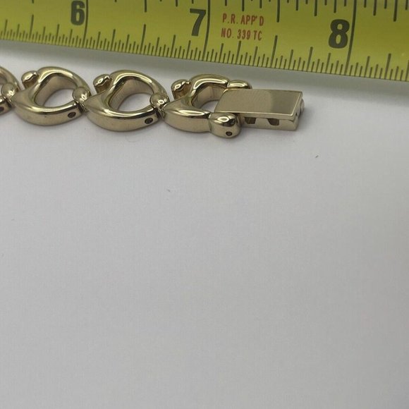 Working Colibri Diamond Gold Tone Women’s Wrist Watch MOP Mother Of Pearl Face - Picture 8 of 12